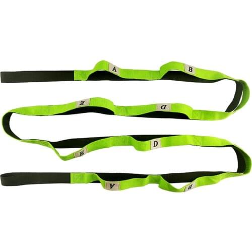 Yoga Pull Strap Belt Polyester Latex Elastic Latin Dance Stretching Band Loop Yoga Pilates GYM Fitness Exercise Resistance Bands