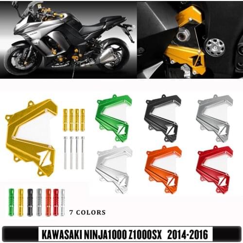 Motorcycle Part Frame Front Chain Sprocket Guard Engine Cover Protector for 2014 2015 2016 Kawasaki Ninja1000 Ninja 1000 Z1000SX