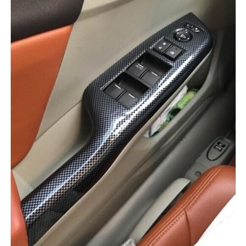 Car door lift window switch Button protection scuff plate decoration cover For Honda Civic 2012-2015 right or left drive