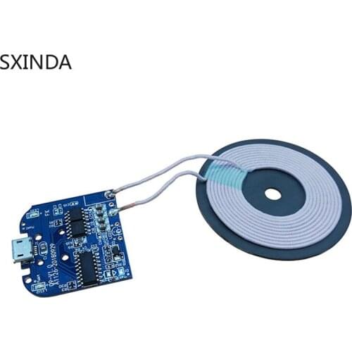 10pcs High-power 5W 1A wireless transmitter module DIY wireless charging solution Infinite charging module + coil