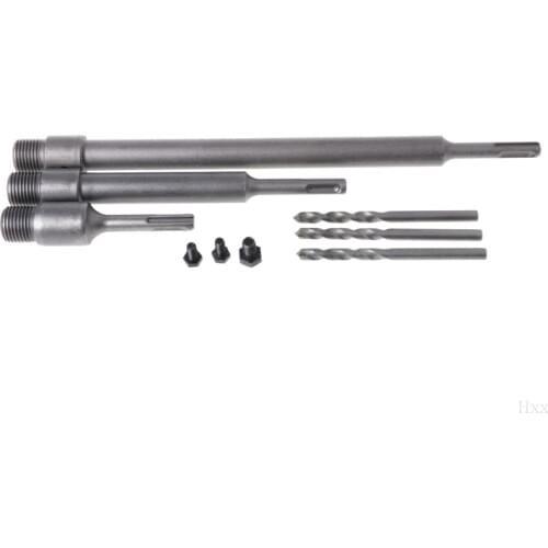 OOTDTY 110/200/320mm Round Rod SDS Plus Shank Cutter Concrete Cement Stone