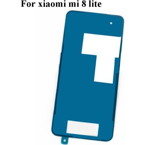 2PCS For xiaomi mi8 lite mi 8lite Back Rear Battery Door Bezel 3M Glue Double Sided Adhesive Sticker Tape For xiaomi mi 8 lite