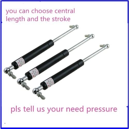 2pcs/lot 50N to 800N force 200-580mm central distance,60-240mm stroke, pneumatic Auto Gas Spring, Lift Prop Gas Spring Damper b