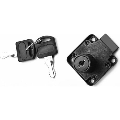 5pcs/lot Drawer Lock Desk Wardrobe Furniture Cabinet Lock Core with 2 Keys Security Hardware