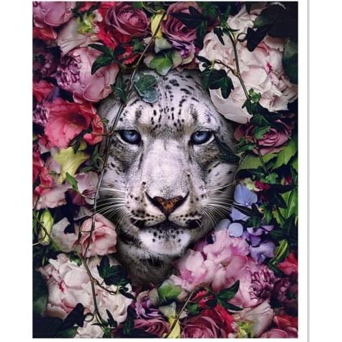 5D Diamond Painting wild animals Diamond Embroidery Cartoon Full Drill 3D DIY Mosaic Diamond Decor Rhinestones Needlework