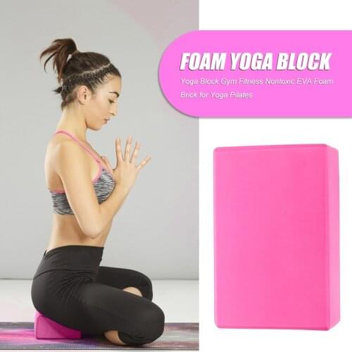 Yoga Block EVA Foam Pilates Brick Exercise Workout Fitness Sports Equipment Bodybuilding Exercise Bodybuilding Exercise Blocks
