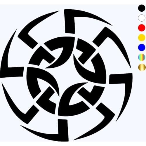 CK2208#15*15cm Kolovrat 2 funny car sticker vinyl decal silver/black car auto stickers for car bumper window car decorations