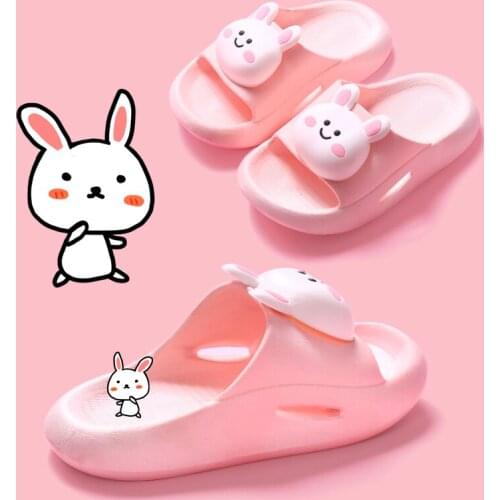 Childrens Cartoon Slippers For Boys And Girls In Summer, Non-Slip Soft Soles, Indoor Bathroom, Household, Childrens Flip-Flops