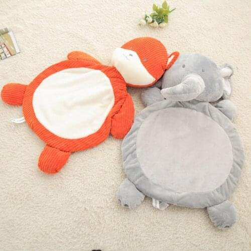 Baby Climbing Carpet Baby Play Mats Newborn Infant Animal Play Mats Soft Sleeping Mat Cotton Elephant Fox Carpet