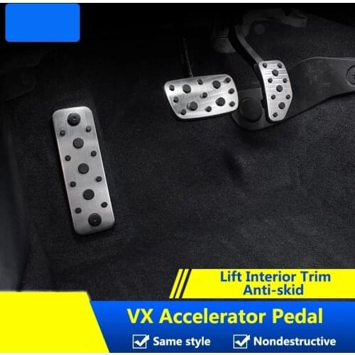 For Subaru Forester 2019-2021 For XV 2018 -2020 Car AT MT Accelerator Fuel Gas Brake Foot Footrest Pedal Pad Rubber Non-Slip Kit
