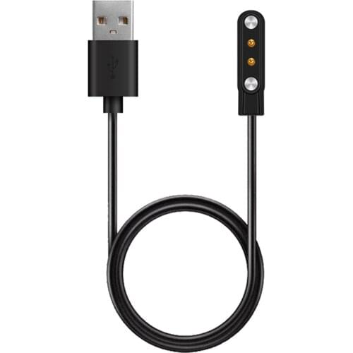 100cm Smart Watch Dock Fast Charger AdapterMagnetic USB Charging Cable Base Cord Wire For Haylou Solar LS05 Sport Smart Watch