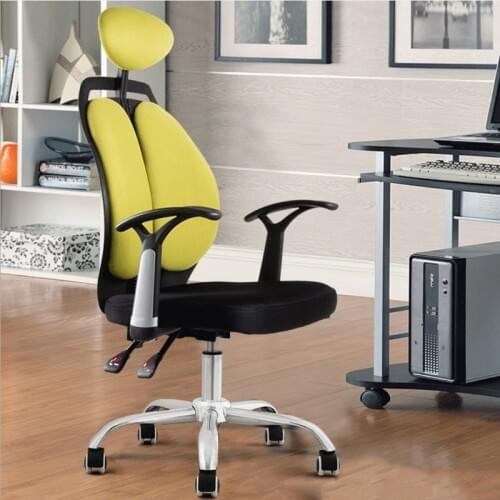 Ergonomic Adjustable Office Chair Mesh Computer Chair with Lumbar Support and Latex Cushion Gamer Chair High Back Desk Chair