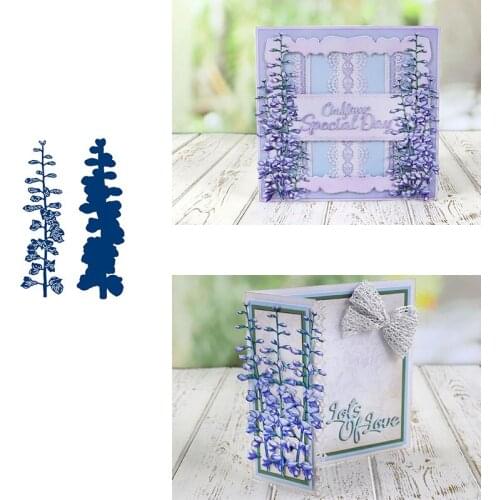 Violet Flower Die 2021 New Metal Cutting Dice And Stamps Stencils For Scrapbooking Stamps Embossing Mold Diy Paper Cards Craft