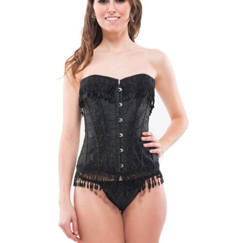 Corsets and Bustiers Bridal Bustier Corset Print Style Model Number Push up Victorian Corselet Overbust Burlesque Decoration