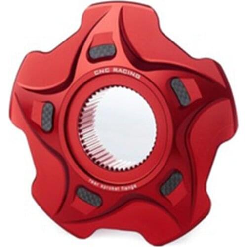 Red Aluminum CNC machining parts used in aircraft