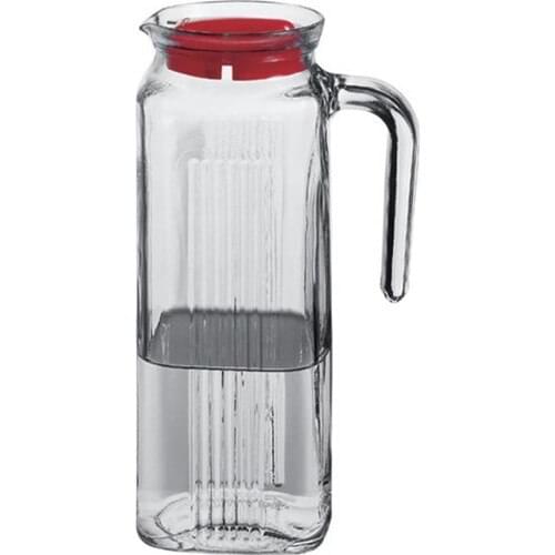 With lid Ice Cabinet Jug Water Jug Water Bottle, Tap Lemonade, Glass Teapot, Beverage Dispenser tap Lemonade 2l