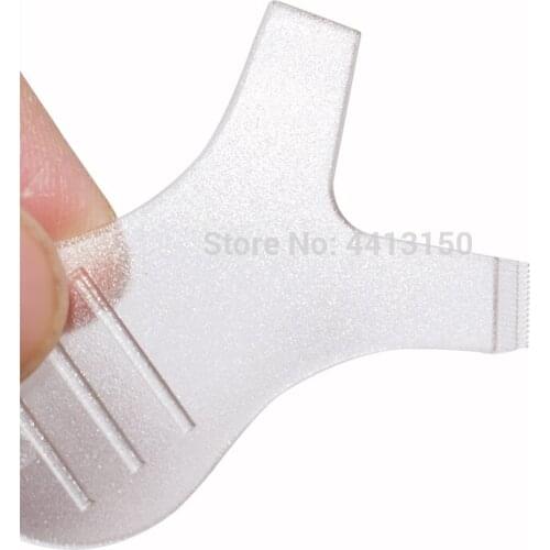 500 pieces Y Shape Eyelash Comb Mini Eyelash Perm Applicator Brush Makeup Mascara Tools