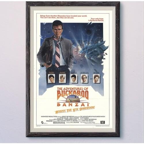 N358 THE ADVENURES OF BUCKAROO BANZAI Vintage Classic Movie Wall Silk Cloth HD Poster Art Home Decoration Gift