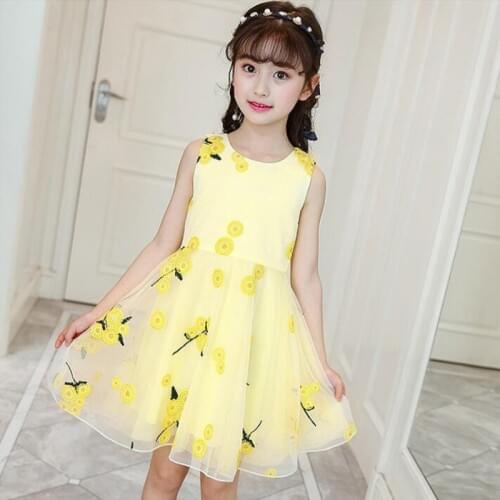 AJLONGER Girls Dress New Summer Girls Clothes Princess Dress Children Summer Clothes Baby Girls Dress