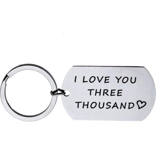 Fathers Day Gifts Dad Keychain I Love You Three Thousand Dad Gifts From Daughter Charms Family Jewelry