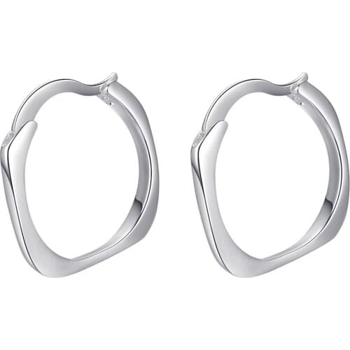 Button shape simple high quality free shipping Silver Earrings for women fashion jewelry earrings /UNAXCQPU EPCDGVGU