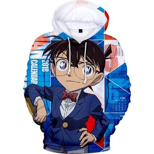 Detective Conan 3D Print Hoodies Anime Men Women Fashion Sweatshirt Oversized Hoodie Japanese Harajuku Tracksuit Unisex Clothing