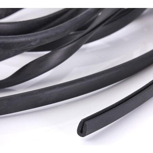 Universal 6 Meters U-type Automobile Door Edge Guard Rubber Sealing Strip Collision Strip Reduce The Impact