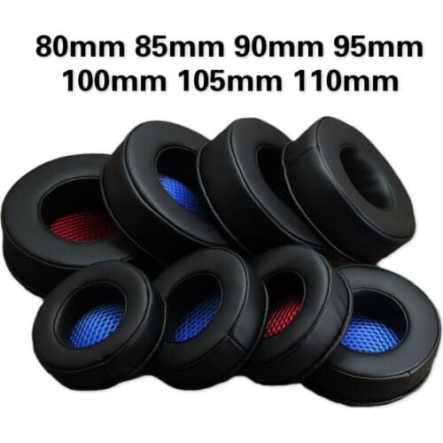 General Round Earpads 85mm 90mm 100mm 110mm replacement Ear Pads Cushions for Beyerdynamic for DENON for AKG Headphones