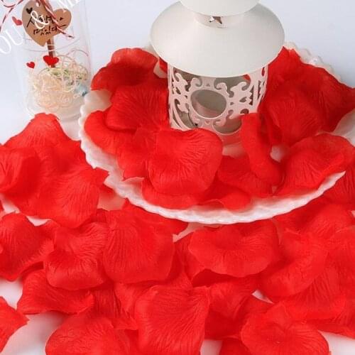 High Quality Artificial Rose Petals For Wedding Party Valentine Decoration 11 Colors Romantic Artificial Fake Flower 5000pcs 5z