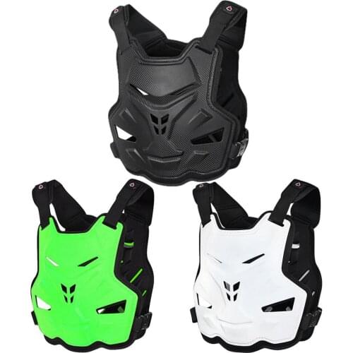 Newest Adult Motorcycle Armor Vest Chest Back Protection Motocross Ski Skateboard Safety Jacket Moto Wear Protective Gear