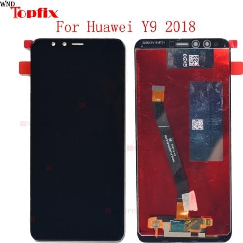 100% Tested 5.93" For Huawei Y9 2018 LCD Display Touch Screen Digitizer Assembly FLA L22 LX2 LX1 LX3 For Enjoy 8 Plus LCD Screen