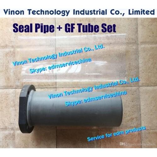 1 Set) AQ537L edm SEAL PIPE (WITH GF TUBE) for Sodic k AQ537, AQ537L Wire Cut Machine B12988A 436925 SEALING PIPE and GF tube