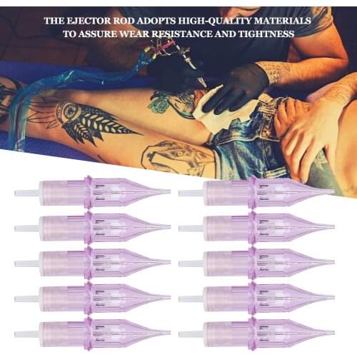 10pcs Disposable Sterilized Safety Tattoo Needle for Tattoos Machine Pen Cartridge Needle Accessory Microblading Tattoo Supplies