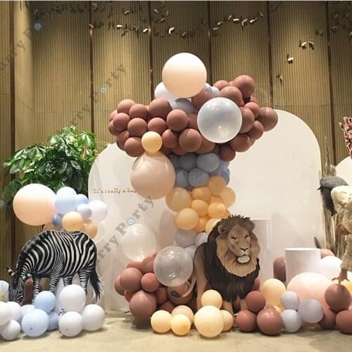 120Pcs Baby Shower Boy Happy Birthday Party Decoration Balloon Garland Adult Wedding Party Home Decor Supplies