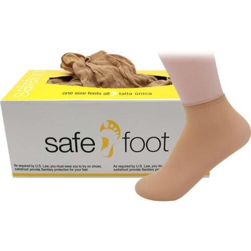 2 boxes 144pcs per box try on socks disposable socks for shoes proshop in 2020