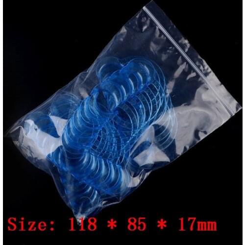 20PCs Blue Dental Teeth Whitening Cheek Retractor Mouth Opener C-Type Middle
