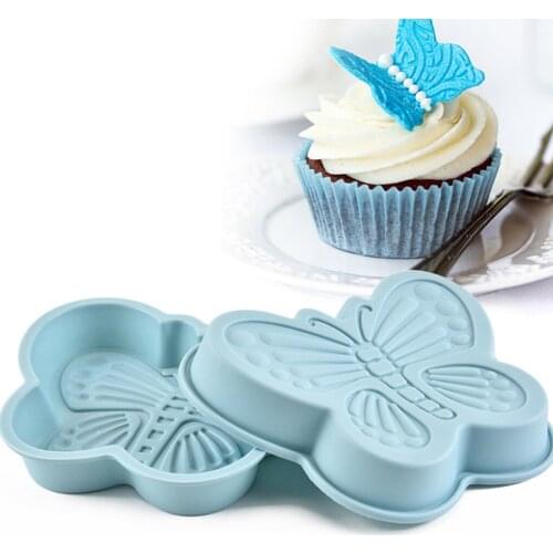 3PCS Cupcake Decorating Molds Cake Moulds Silicone Baking Tools Non-stick Bread Accessories Set