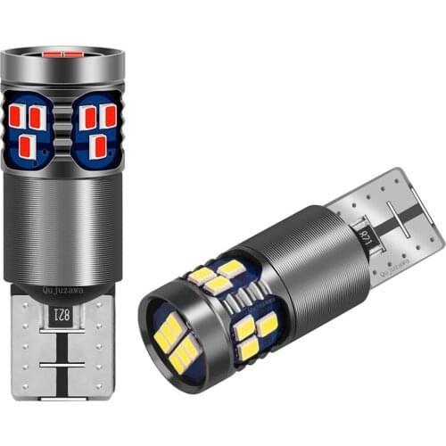 50PCS T10 W5W New Super Bright LED Car Dome Reading Lamp WY5W 2825 Auto Turn Side Bulb Canbus Error Free Wedge Clearance Light