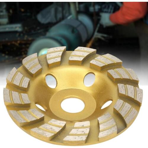 125 * 22.2mm Diamond Segment Grinding Wheel Cutting Disc For Cutting / Grinding Concrete Marble/ Granite/ Quartz Stone/ Ceramics