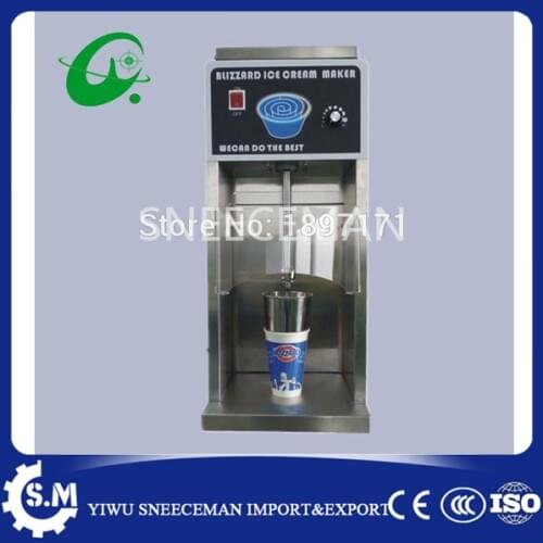 Yogurt ice cream mixer machine 8000Rpm Popular Buzzar blender flurry ice cream maker