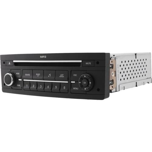 RD43 CD Player with USB AUX Function for Peugeot 206 207 307 508 Citroen C2 C4 C5 C6 Instead of RD4 Player