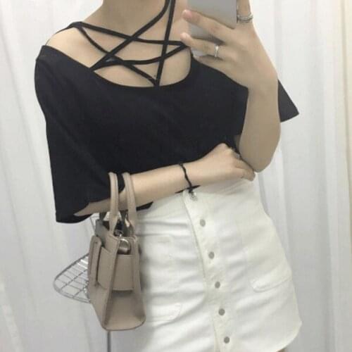 Женские футболки с коротким рукавом CHAKELILI China At AliExpress