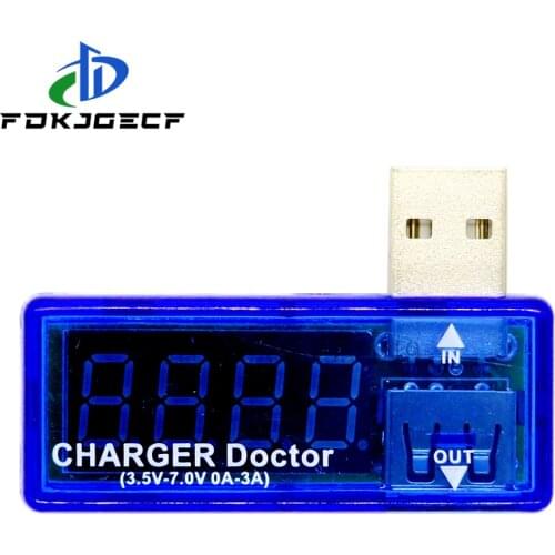Digital USB Mobile Power Charging Current Voltage Tester Meter Mini USB Charger Doctor Voltmeter Ammeter