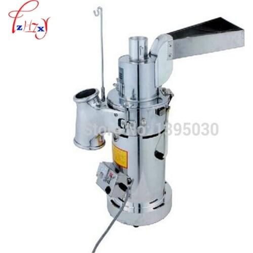 Electric Table-type Continuous Feeding Herb Hammer Grinder Pulverizer / herbs grinding machine 20kg/hour DF-20