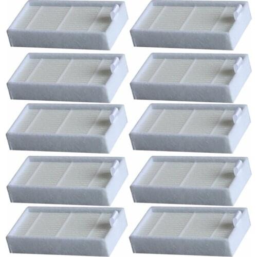 10Pcs Vacuum Cleaner Filters HEPA Filter For CHUWI V3 Ilife X5 V5 V50 V3+ V5PRO ECOVACS CR130 Cr120 CEN540 CEN250 ML009