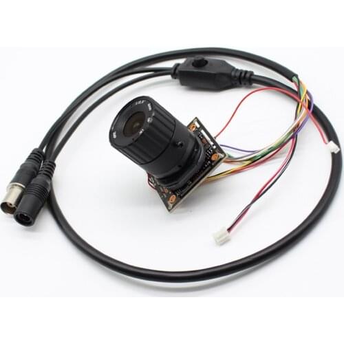 HD 1080P 2mp AHD TVI CVI CVBS 4 in 1 CCTV Camera Module CMOS PCB main board with OSD cable lens