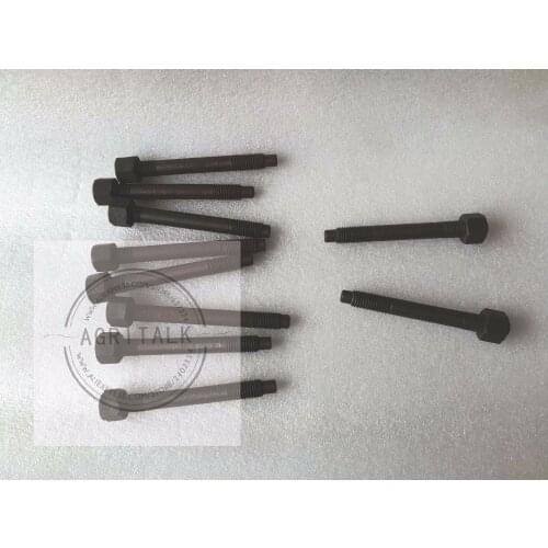Set of cylinder head bolts,295-01010 127mm 295-01008 135mm for Shenniu tractor SN254 , part number:295-01010+295-01008