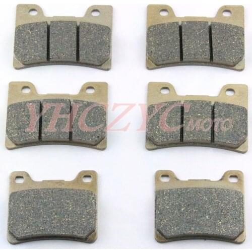 For Yamaha V-Max 12 93-03 FJ1200 A(ABS Model) 91-95 FZR1000 89-90 TDM850 96-01 front and rear brake pads set