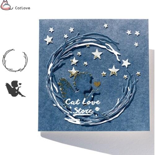 Small Angel Metal Cutting Dies Stencils For Scrapbooking Photo Album Wedding Gift Paper Card Decorative Craft Embossing Die Cuts