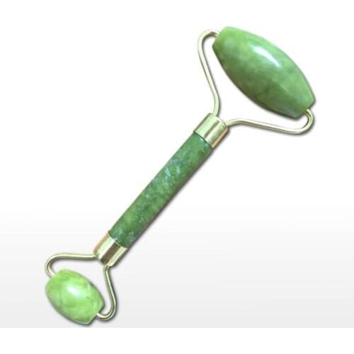 Facial Massage Roller Guasha Board Double Heads Jade Stone Face Lift Body Skin Relaxation Slimming Beauty Neck Thin Lift